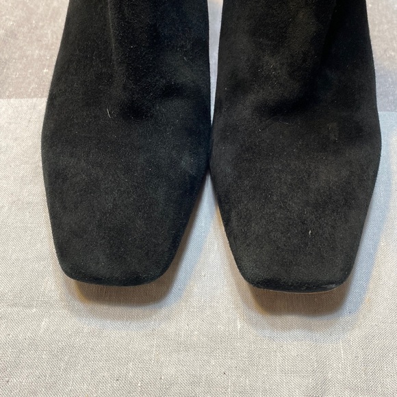Sam Edelman woman’s black suede ankle zip up bootie size 7.5 - Picture 9 of 11
